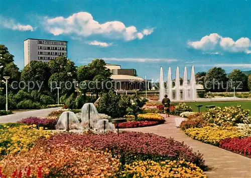 AK / Ansichtskarte Hameln_Weser Buergergarten Weserbergland Festhalle Hameln Weser