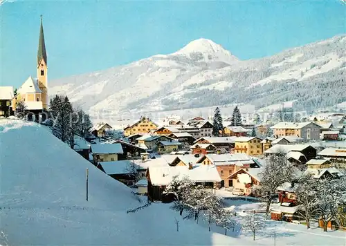 AK / Ansichtskarte Kirchberg_Tirol mit Hoher Salve Kirchberg Tirol