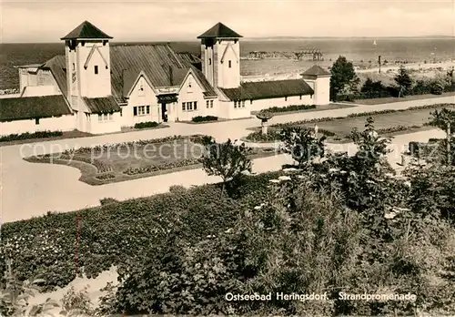 AK / Ansichtskarte Heringsdorf_Ostseebad_Usedom Strandpromenade Heringsdorf_Ostseebad