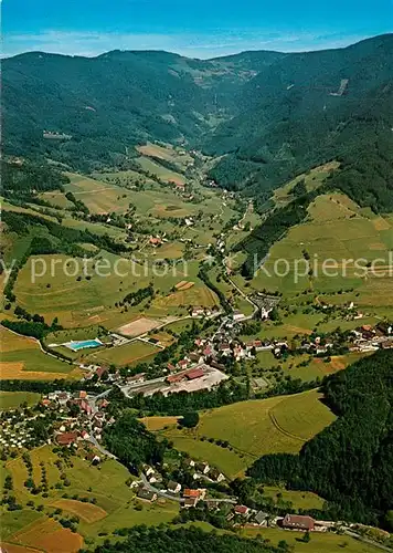 AK / Ansichtskarte Simonswald_Simonswaeldertal Blick auf Ettersbach Haslachsimonswald und Rohrhardsberg 