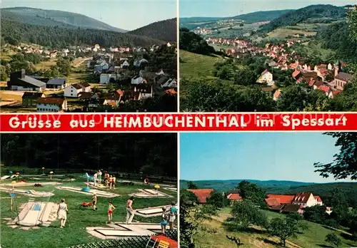 AK / Ansichtskarte Heimbuchenthal Minigolfplatz Panorama Heimbuchenthal