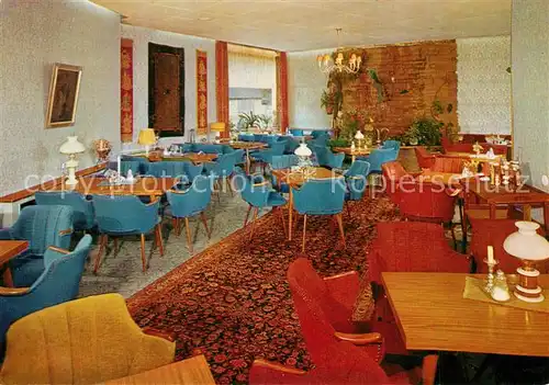 AK / Ansichtskarte Bad_Iburg Cafe Restaurant Schlossmuehle am Charlottensee Bad_Iburg