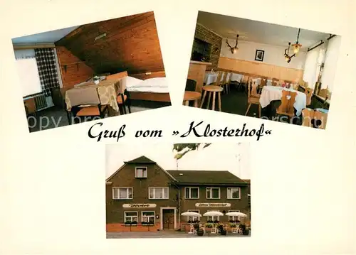 AK / Ansichtskarte Kloster_Zinna Hotel Gaststaette Zum Klosterhof Kloster_Zinna