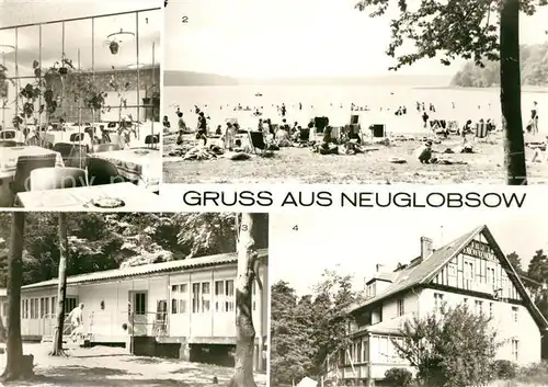 AK / Ansichtskarte Neuglobsow FDGB Erholungsheime Stechlinsee Badestrand Ferienheim Neuglobsow