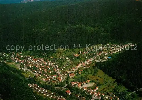 AK / Ansichtskarte Hoefen_Enz Schwarzwald Fliegeraufnahme Hoefen_Enz