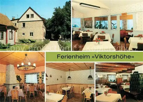 AK / Ansichtskarte Friedrichsbrunn_Harz Ferienheim Viktorshoehe Gaststaette Bauernstube Friedrichsbrunn Harz