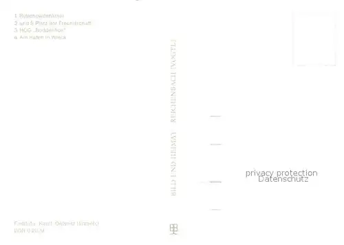 AK / Ansichtskarte Greifswald Rubenowdenkmal Platz der Freundschaft HOG Boddenhaus Hafen Wieck Greifswald