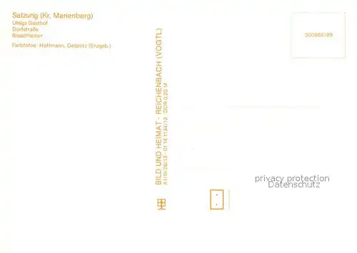 AK / Ansichtskarte Satzung Uhligs Gasthof Dorfstrasse Basaltfaecher Natur Felsen Satzung