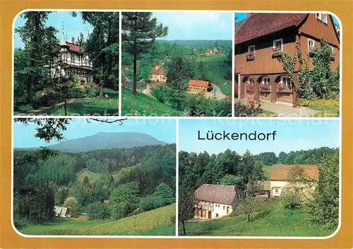 AK / Ansichtskarte Lueckendorf Kulturhaus Franz Hackel Sommerberg Umgebindehaus Hochwald Lueckendorf