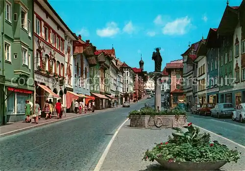 AK / Ansichtskarte Bad_Toelz Historische Marktstrasse Brunnen Bad_Toelz