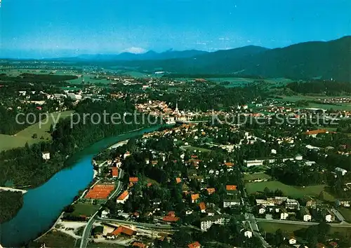 AK / Ansichtskarte Bad_Toelz Bayerische Alpen Fliegeraufnahme Bad_Toelz