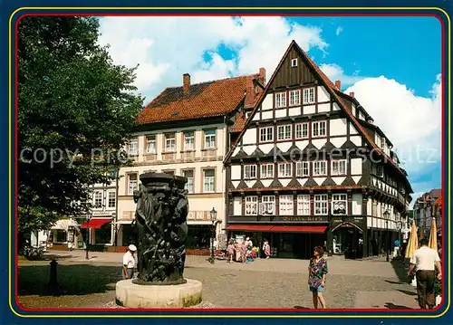 AK / Ansichtskarte Hameln_Weser Rattenfaengerstadt Pferdemarkt Altstadt Historische Haeuser Hameln Weser