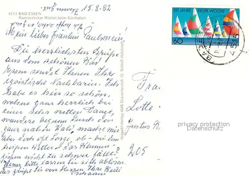 AK / Ansichtskarte Bad_Essen Romantischer Winkel beim Kirchplatz Fachwerkhaeuser Bad_Essen