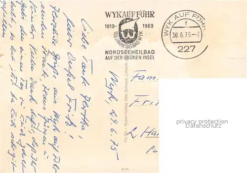 AK / Ansichtskarte Insel_Foehr Muehle Wrixum Rosenhaus Nieblum MS Schleswig Holstein Strand Insel_Foehr