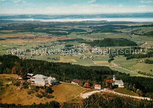 AK / Ansichtskarte Maria_Eck Kloster mit Wallfahrtskirche Fliegeraufnahme Maria_Eck