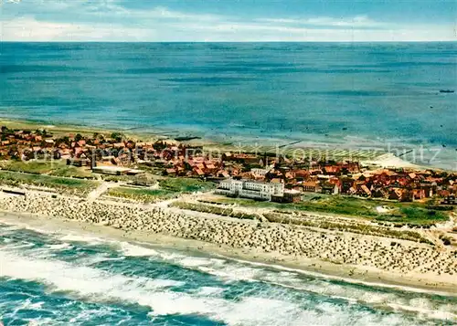 AK / Ansichtskarte Juist_Nordseebad Nordseeinsel Fliegeraufnahme Juist_Nordseebad