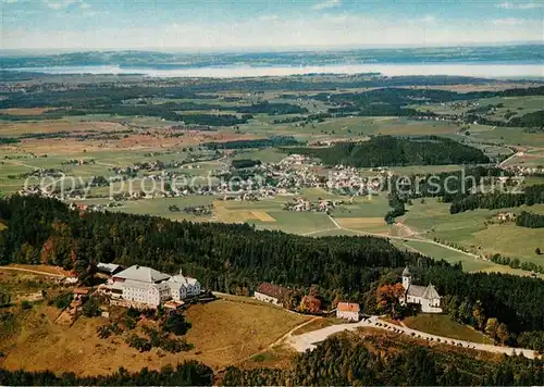 AK / Ansichtskarte Maria_Eck Kloster mit Wallfahrtskirche Fliegeraufnahme Maria_Eck