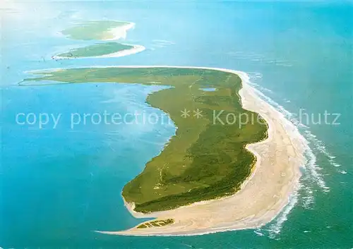 AK / Ansichtskarte Langeoog_Nordseebad Nordseeinsel Insel Baltrum Norderney und Juist Fliegeraufnahme Langeoog_Nordseebad