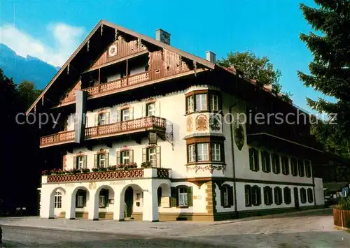 AK / Ansichtskarte Aschau_Chiemgau Pension Burghotel Aschau Chiemgau