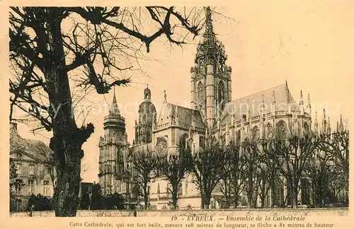 AK / Ansichtskarte Evreux Cathedrale Evreux