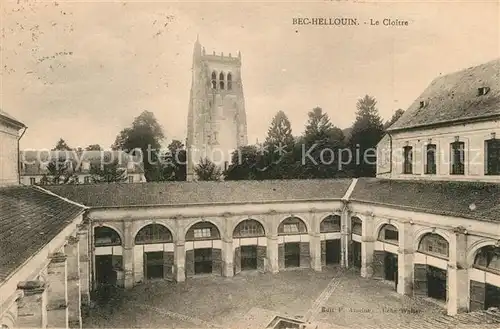 AK / Ansichtskarte Le_Bec Hellouin Le Cloitre Kloster Le_Bec Hellouin