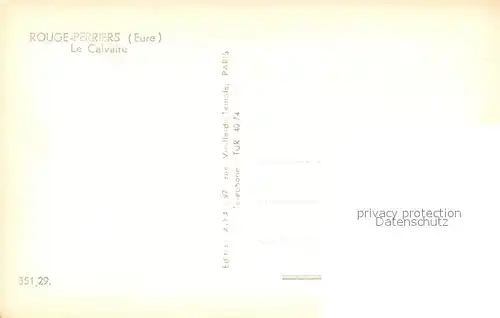 AK / Ansichtskarte Rouge Perriers Le Calvaire Rouge Perriers