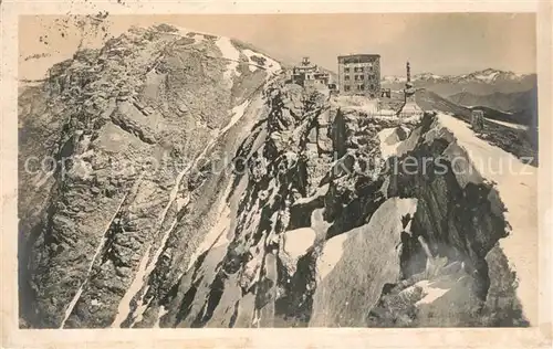 AK / Ansichtskarte Monte_Generoso Gebirgspanorama Berghotel Denkmal Alpen Monte Generoso