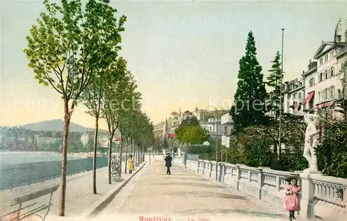 AK / Ansichtskarte Montreux_VD Le Quai Montreux VD