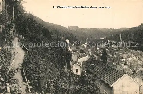 AK / Ansichtskarte Plombieres les Bains_Vosges dans son trou Plombieres les Bains