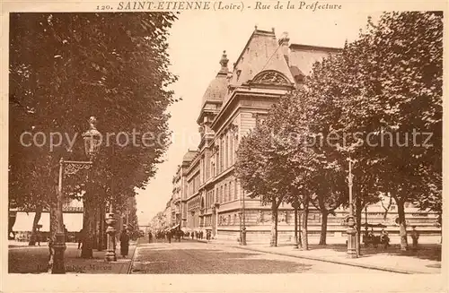 AK / Ansichtskarte Saint Etienne_Loire Rue de la Prefecture Saint Etienne Loire