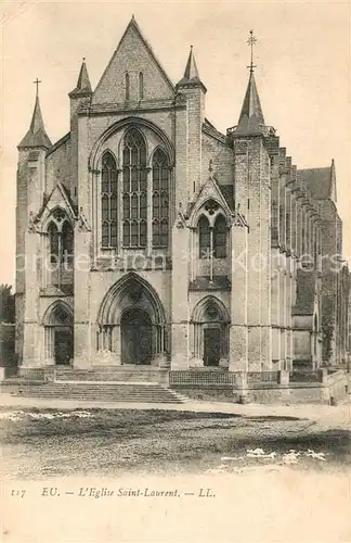 AK / Ansichtskarte Eu_Dieppe Eglise Saint Laurent 