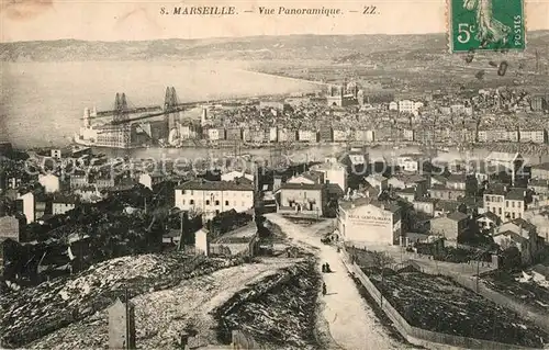 AK / Ansichtskarte Marseille_Bouches du Rhone Vue panoramique Marseille