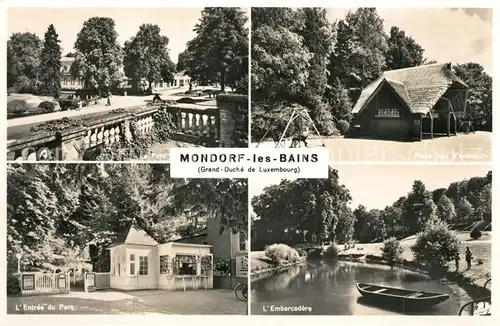 AK / Ansichtskarte Mondorf les Bains Le Parc Entree du Parc Embarcadere Place jeux d enfants Mondorf les Bains