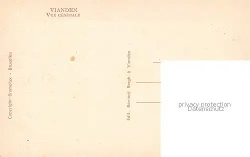 AK / Ansichtskarte Vianden Vue generale Vianden