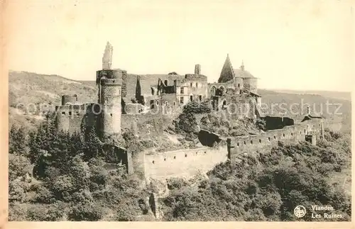 AK / Ansichtskarte Vianden Les Ruines Vianden