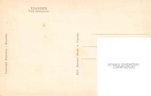 AK / Ansichtskarte Vianden Vue generale Vianden