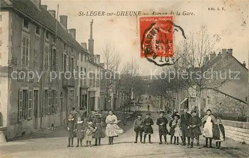 AK / Ansichtskarte Saint Leger sur Dheune Avenue de la Gare Saint Leger sur Dheune