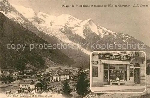 AK / Ansichtskarte Chamonix Nougat du Mont Blanc Miel de Chamonix Chamonix