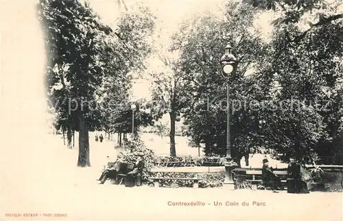 AK / Ansichtskarte Contrexeville_Vosges Un coin du parc Contrexeville_Vosges