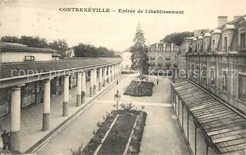 AK / Ansichtskarte Contrexeville_Vosges Entree de l etablissement Contrexeville_Vosges