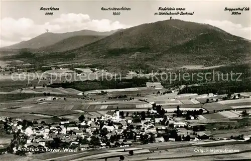 AK / Ansichtskarte Arnbruck Bayerischer Wald Original Fliegeraufnahme Arnbruck