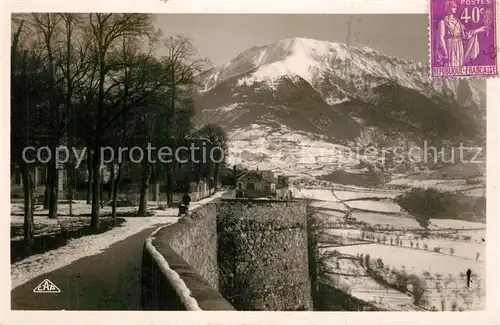 AK / Ansichtskarte Embrun Promenade de l Archeveche Rond Point et Mont Orel Alpes Embrun