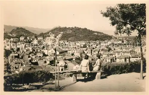 AK / Ansichtskarte Plovdiv Panorama Blick ueber die Stadt Plovdiv