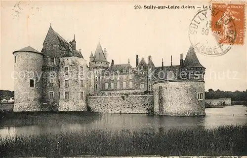 AK / Ansichtskarte Sully sur Loire Chateau Wasserschloss Sully sur Loire