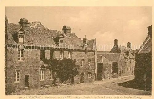 AK / Ansichtskarte Locronan Vieilles maisons du XVIIe siecle Locronan