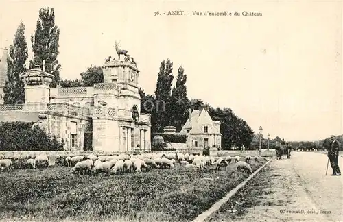 AK / Ansichtskarte Anet Vue d ensemble du Chateau Anet