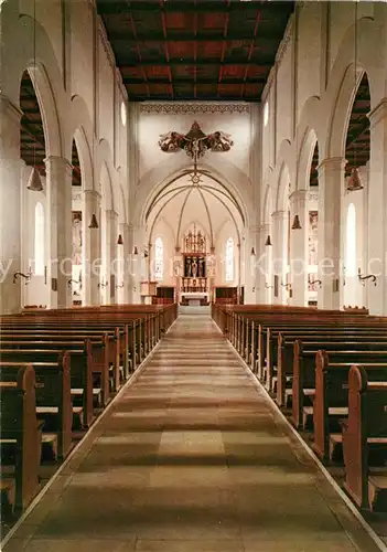 AK / Ansichtskarte Waldkirchen_Niederbayern Pfarrkirche St Peter und Paul Bayerwalddom Innenansicht Waldkirchen Niederbayern