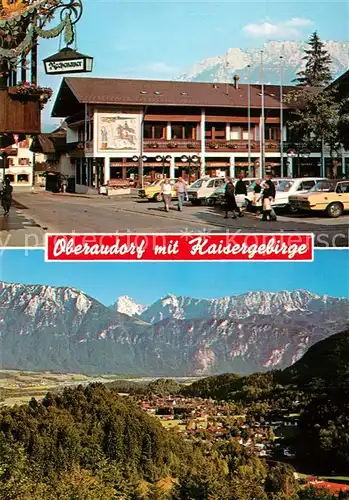 AK / Ansichtskarte Oberaudorf Rathaus Gesamtansicht Bayerisches Inntal Kaisergebirge Oberaudorf