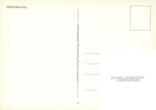 AK / Ansichtskarte Berching Ortsansicht mit Kirche Berching