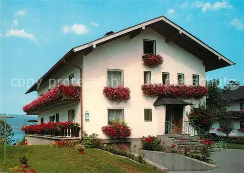 AK / Ansichtskarte Steinbach_Attersee Gaestehaus Haus Elsa Schiemer Steinbach Attersee